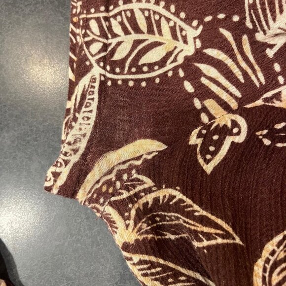 Brown Floral Print Dress - Picture 5 of 12